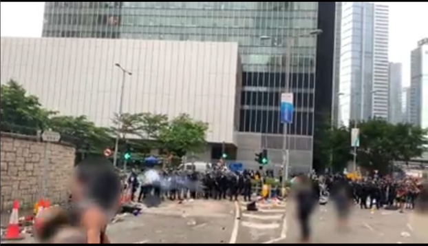 Aimed and fired rubber bullet directly at protester’s head (2)