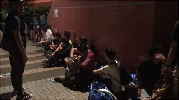 Violent dispersement of peaceful assembly