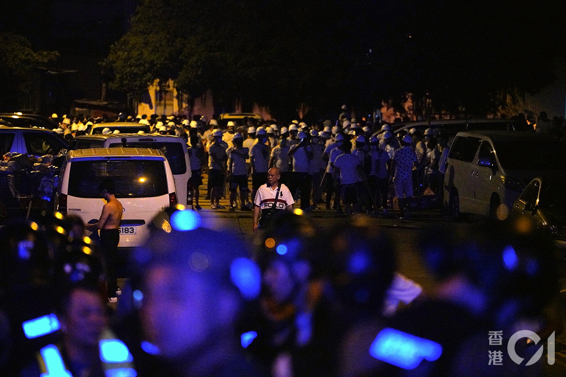 2019.07.21 晚上元朗黑社會圍毆途人 報警39分鐘未有警察到場