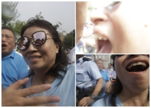 記者被藍絲廢老襲擊 警察放人