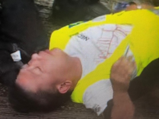 Aimed and fired rubber bullet directly at a protester’s head (3) Permanently blinding a male teacher