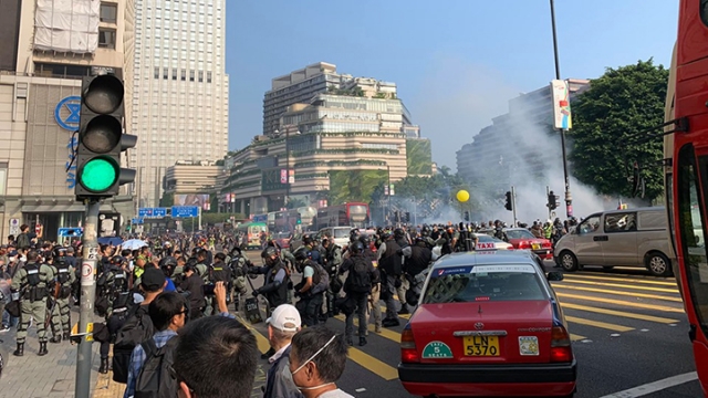 2019.10.27 尖沙咀「追究警暴 守護民眾 與記者同行」集會