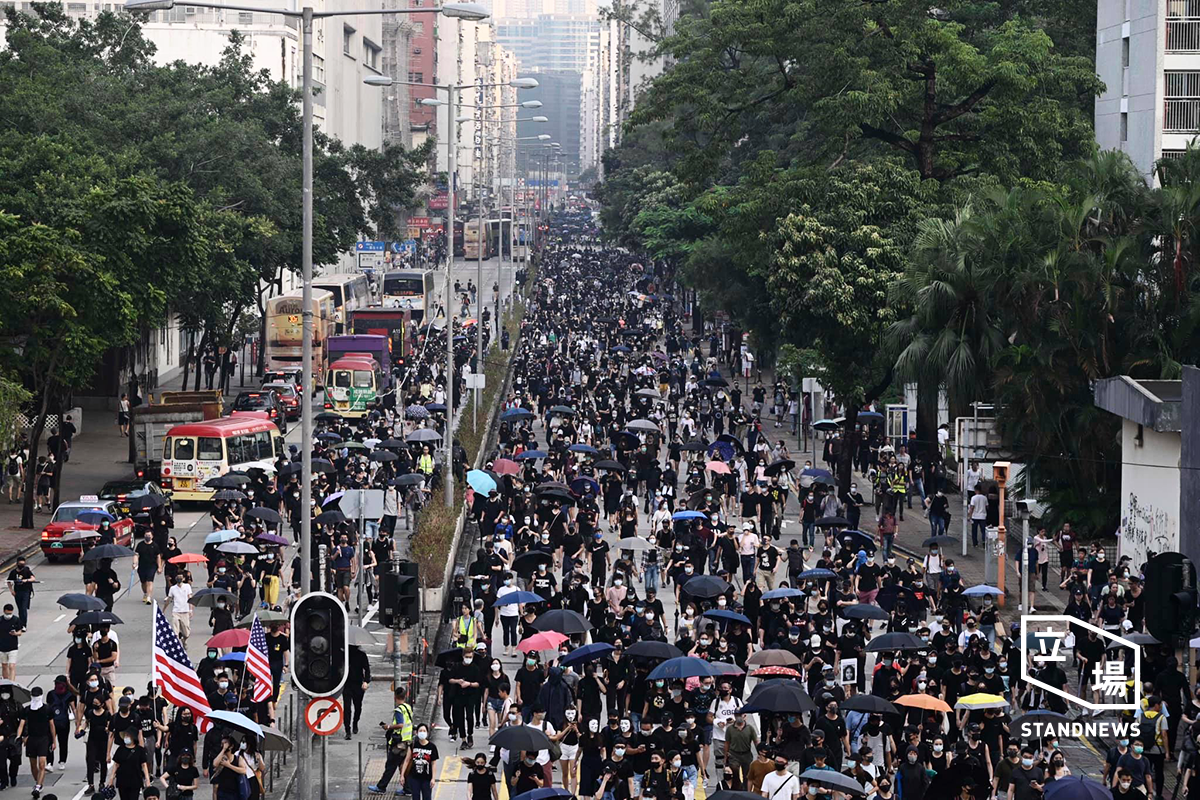2019.10.12 尖沙嘴萬人遊行反緊急法