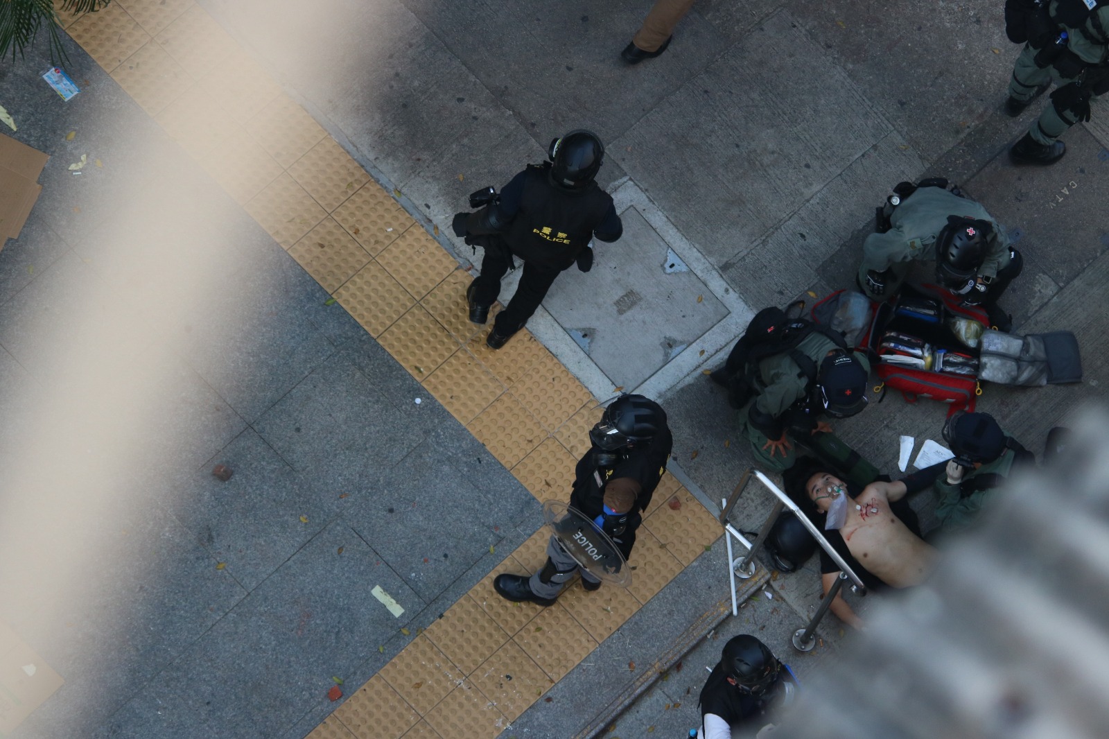 2019.10.01 警察近距離實彈射擊中五學生 險中心臟