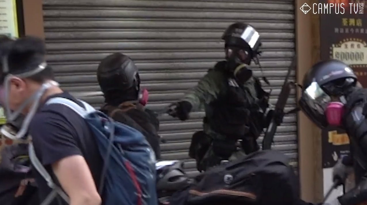 2019.10.01 警察近距離實彈射擊中五學生 險中心臟