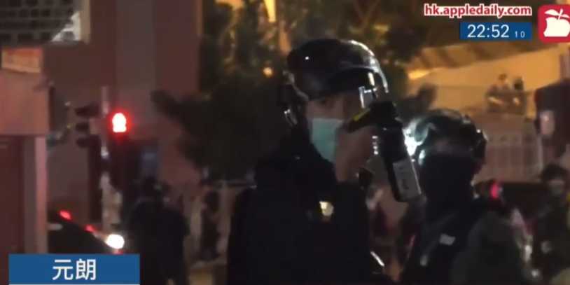 OUT-OF-CONTROL RIOT POLICE YELLED “GO AWAY” AND “COME CLOSER” SIMULTANEOUSLY FOR PROVOCATION