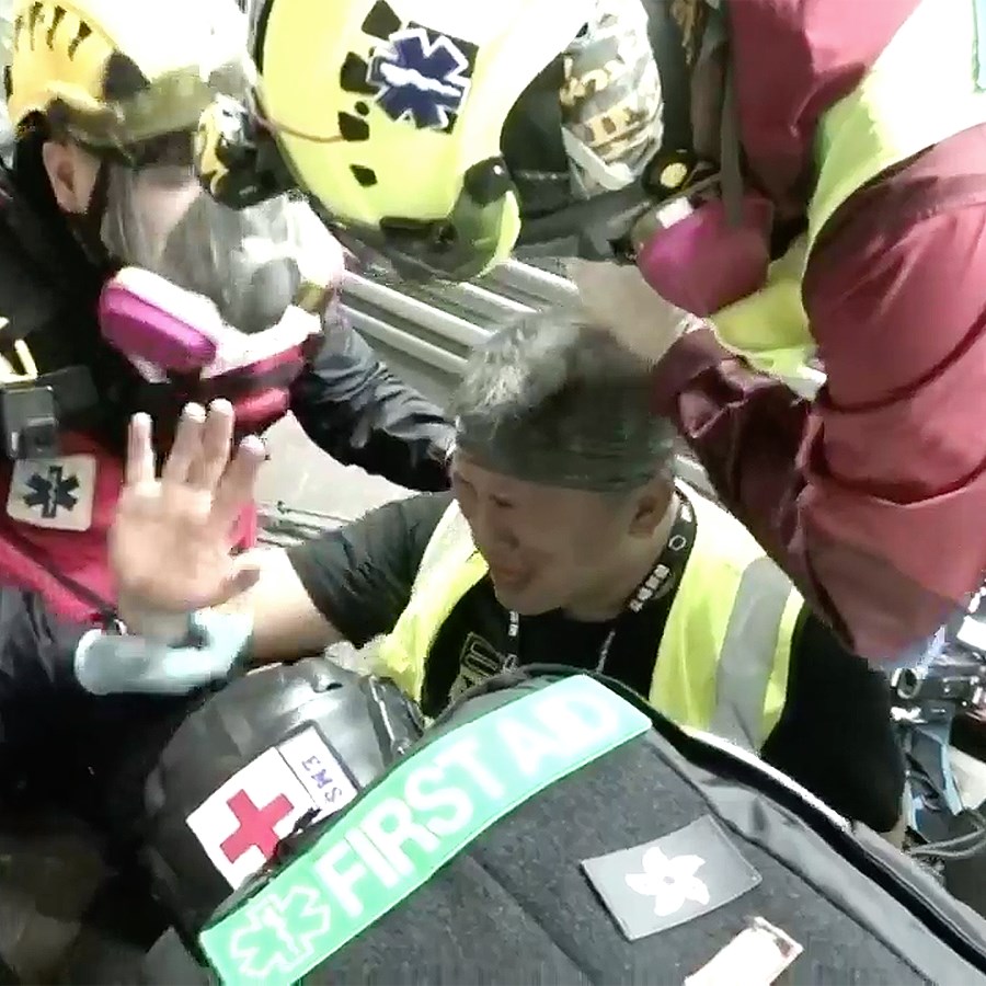 Riot Police described journalist from the Stand News as “cockroach” and intentionally pepper-sprayed him