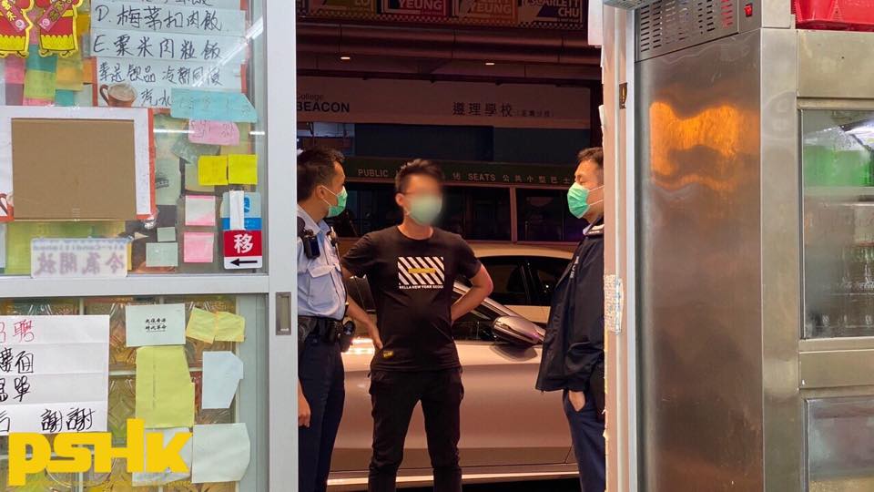 Fanling Squire’s wedding banquet was only a verbal warning, but Kwong Wing Cafe was swiped twice by the police