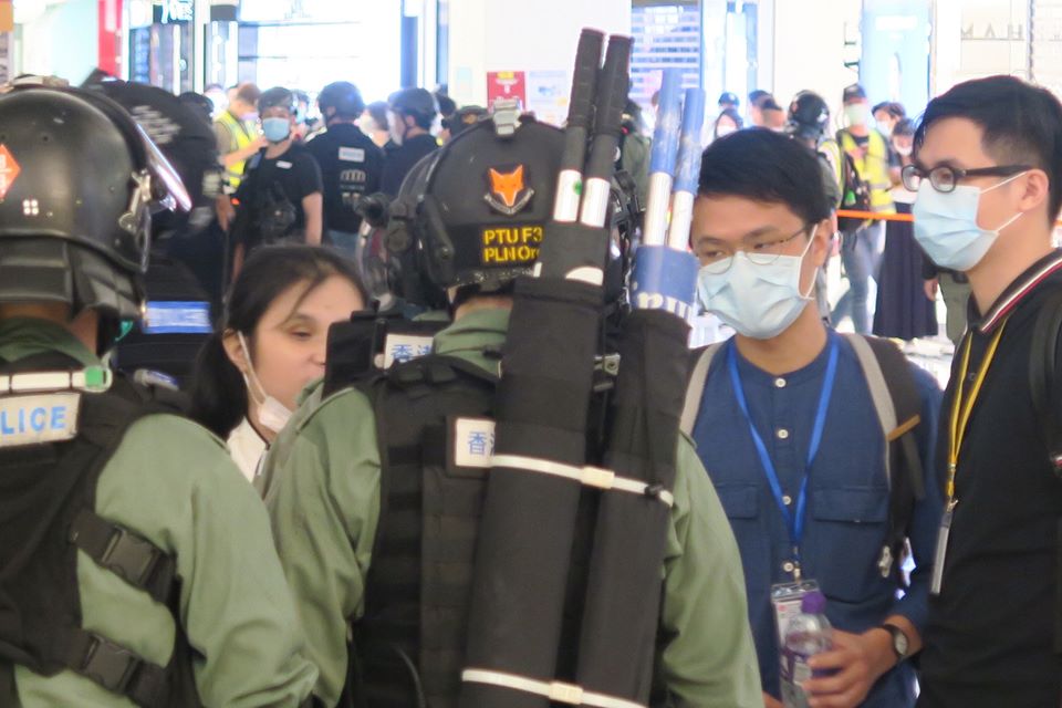 “You’re blind. What can you monitor?” A riot police says offensively to a blind female lawyer