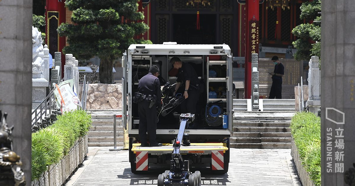 香港警察、無断で大学の研究装置を爆破