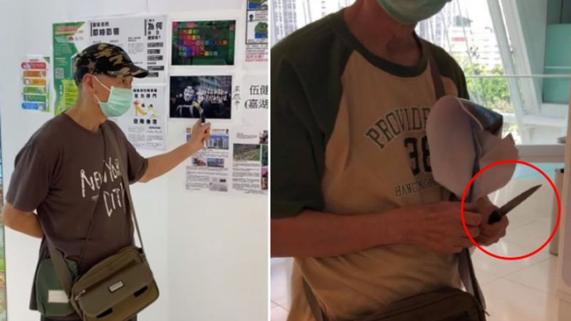 區議員伍健偉多次遭持刀藍絲恐嚇  七旬翁控四罪還押候訊